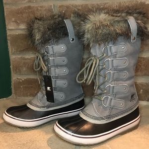 SOREL Joan of Arctica Quarry Grey Boots NWT Sz8